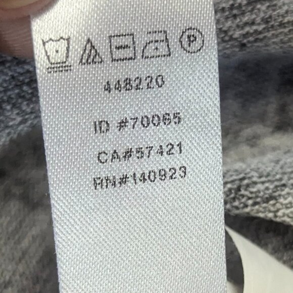 Loft Size Small (Oversized) Gray Cold Shoulder Sweater - Picture 7 of 13